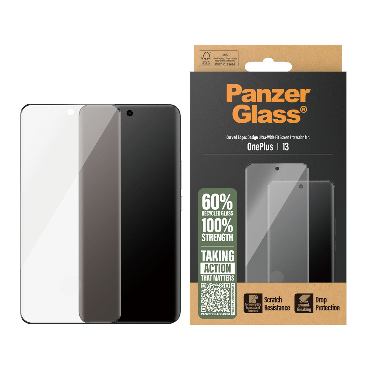 PanzerGlass® Screen Protector OnePlus 13 | Ultra-Wide Fit